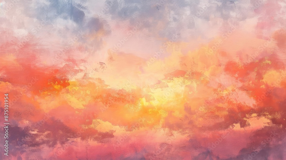 A captivating blend of orange-pink hues in a beautiful sunset sky, displaying nature's artistry in a tranquil atmosphere. A captivating blend of orange-pink hues in a beautiful sunset sky, displaying nature's artistry in a tranquil atmosphere.