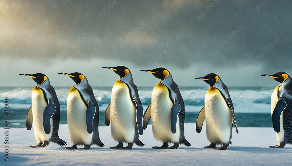 Fototapeta premium emperor penguin colony