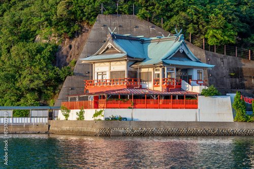 A shinto temple and shrine in Katsuura, Nachikatsuura, Higashimuro District, Wakayama , Japan