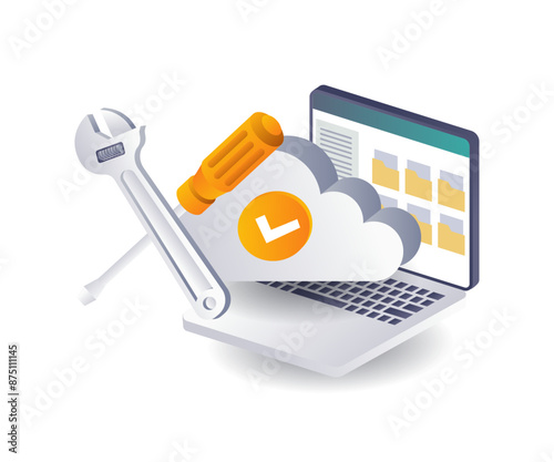 Maintaining and Repairing Business Data on Cloud Servers
