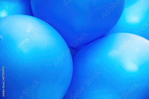 A balloon that looks like it's about to burst.