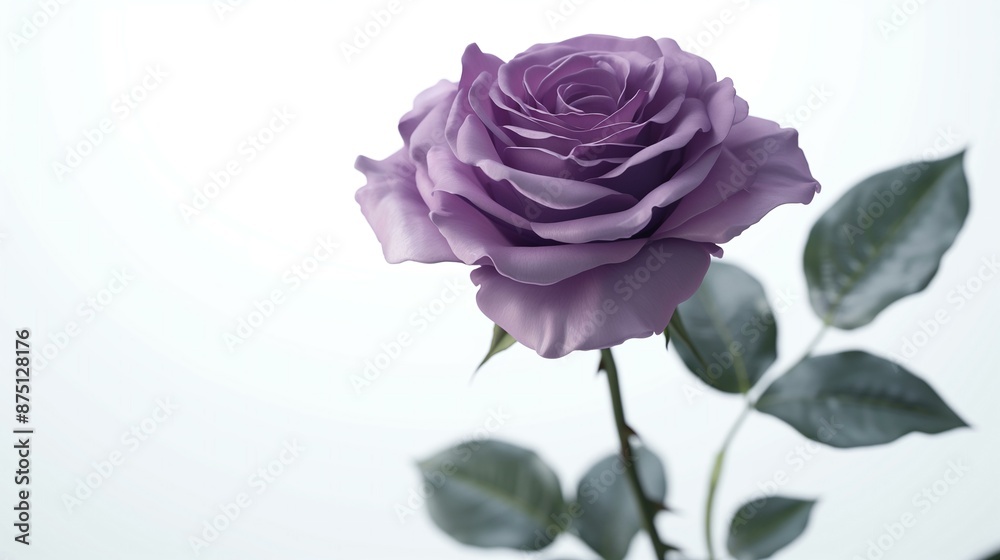 Close-Up of Purple Rose Flower in Garden with Looping Video Background Close-Up of Purple Rose Flower in Garden with Looping Video Background