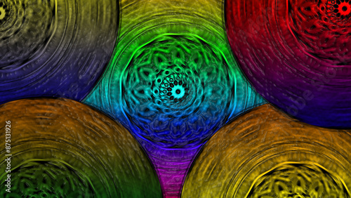 Abstract colorful gradient Blurred backdrop illustration background 