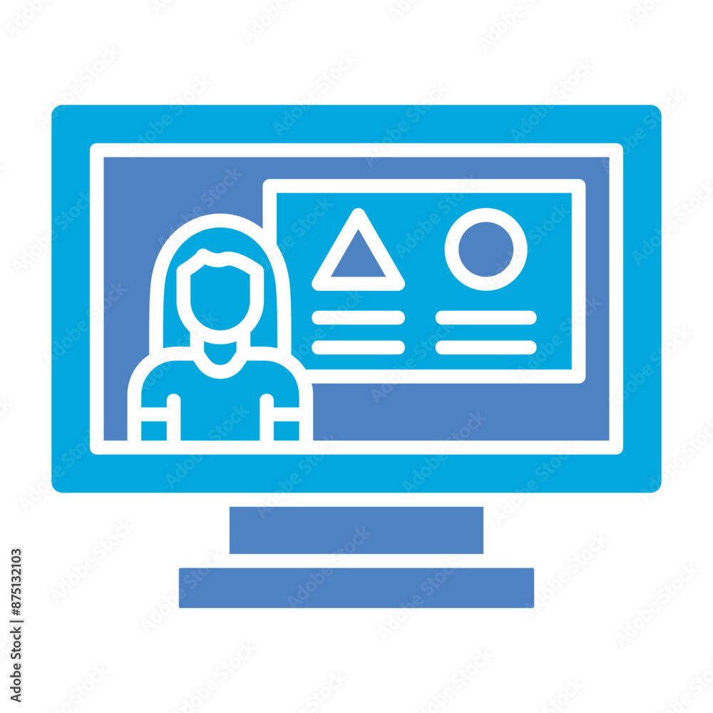 Online learning Icon Online learning Icon