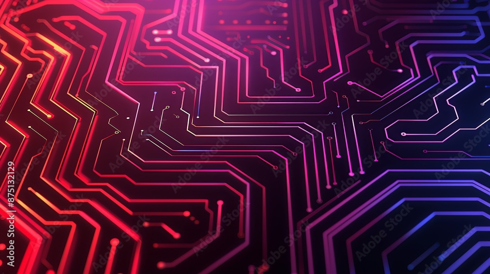 Professional featuring machine learning, blockchain, and 5G; sleek, contemporary elements showcasing VR and AR advancements. Illustration, Image, , Minimalism,