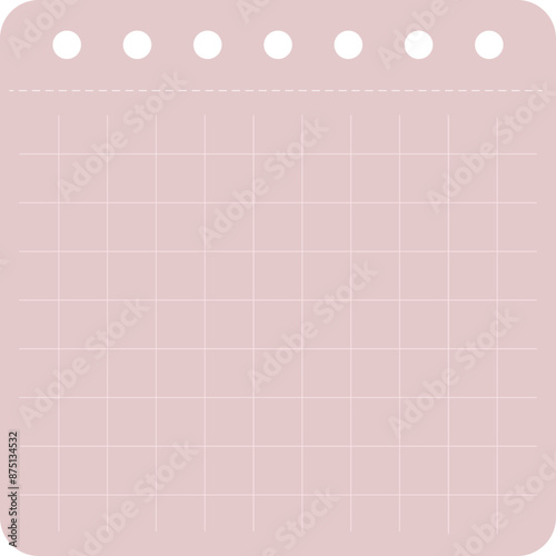  Cute Blank paper notes for to-do list, Daily and Weekly Planner. Scrapbook Stickers, different pieces of washi tape and bookmarks for scheduler or organizer