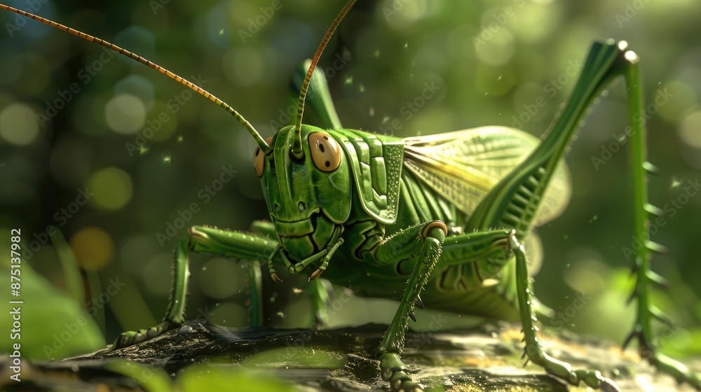 Grasshopper that is green Grasshopper that is green
