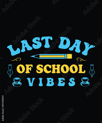 Vector Back To School T Shirt Design, Background Design