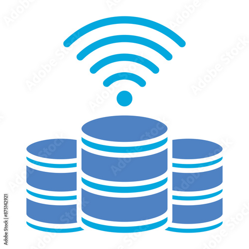 Wireless database Icon