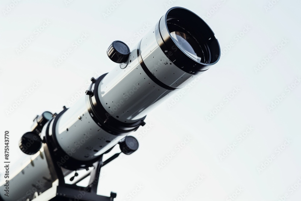 A high-magnification view of a telescope's intricate details, showcasing its complex mechanisms and precision engineering. The astronomer's trusted companion for stargazing and discovery. A high-magnification view of a telescope's intricate details, showcasing its complex mechanisms and precision engineering. The astronomer's trusted companion for stargazing and discovery.