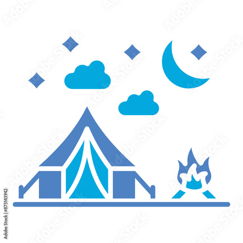 Night camp Icon