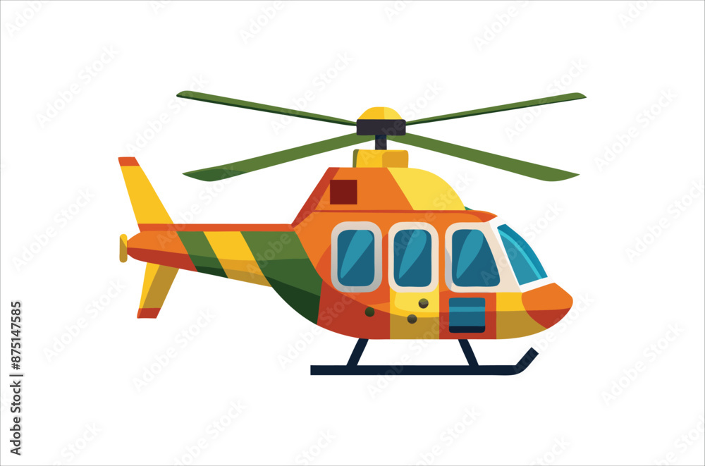 Fototapeta premium helicopter illustration, helicopter vector, helicopter icon vector illustration, helicopter silhouette of an isolated on a white background, eps, png, svg, vector 