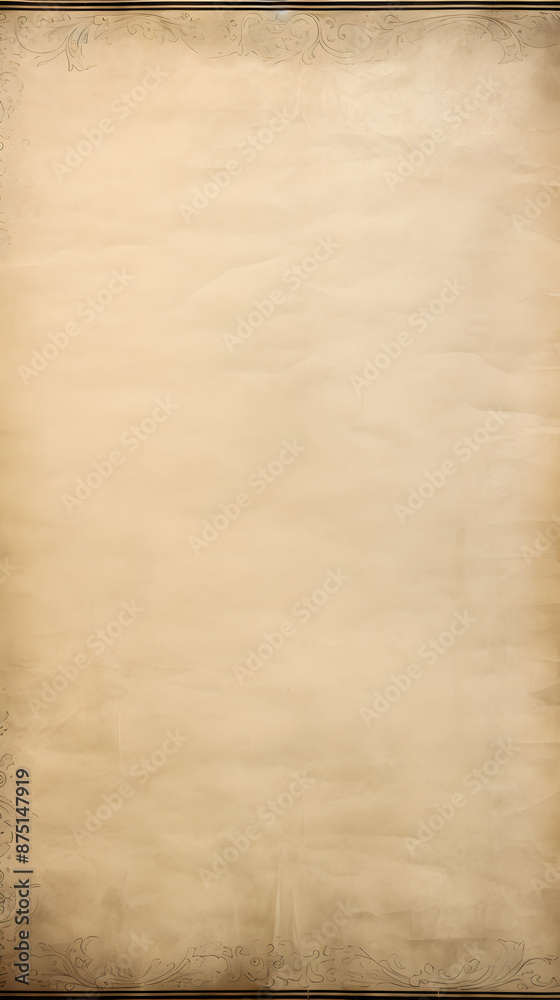 Fototapeta premium Digital retro nostalgic kraft paper graphics poster mobile background