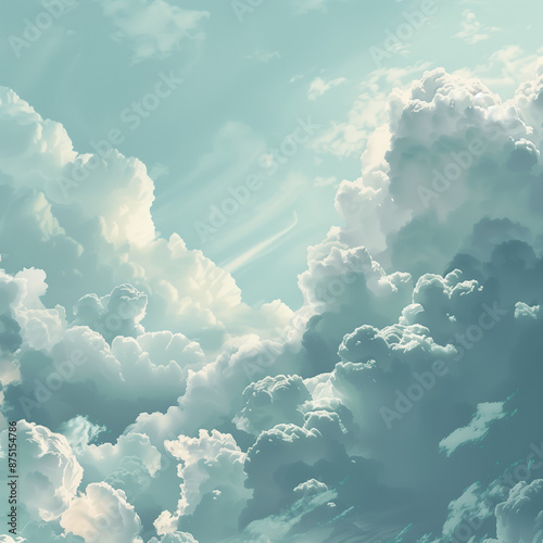 dramatic fluffy clouds © Elvina