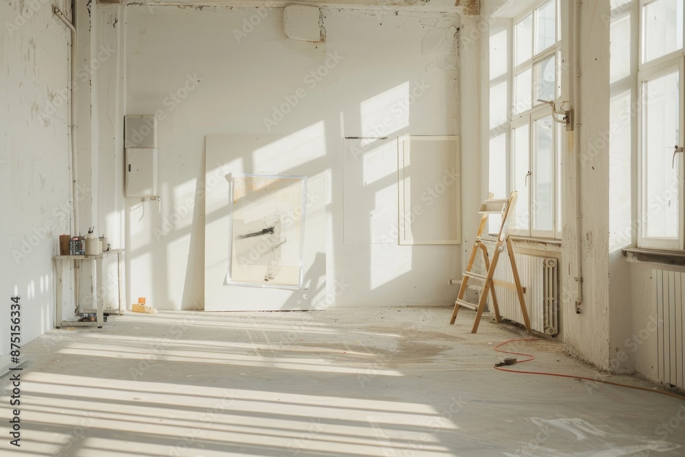 Light spacious loft art studio 