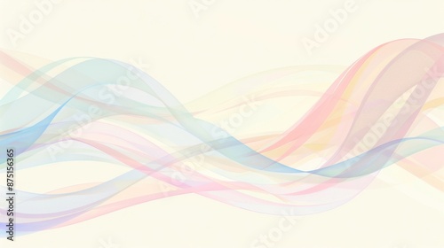 A gentle wave of pastel colors flows in a calming rhythm, ideal for kids' presentations or educational content.