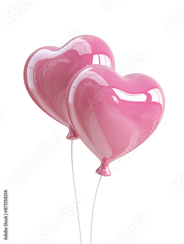 pink heart shaped balloon
