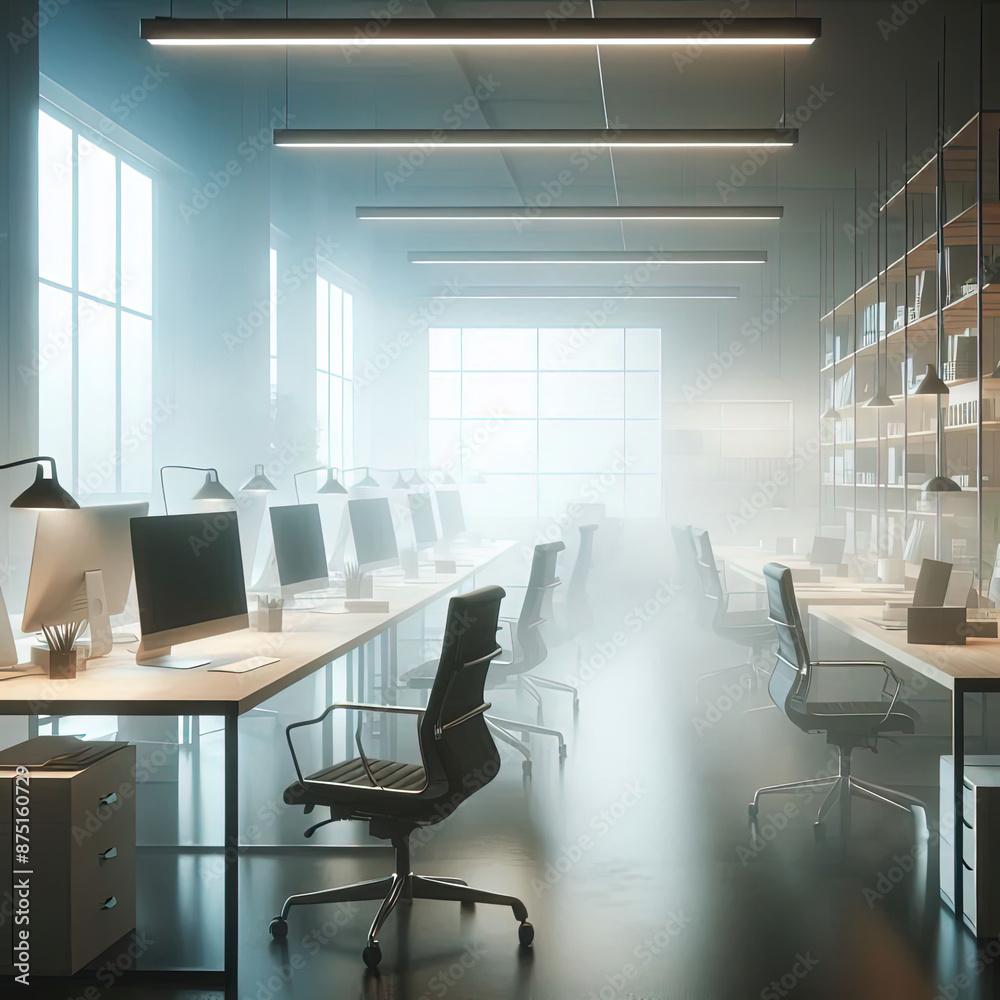 Executive Elegance: A Grand office with smoke Design Executive Elegance: A Grand office with smoke Design
