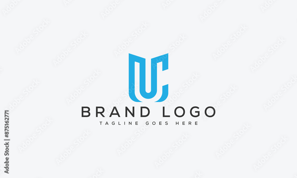letter UC logo design vector template design for brand. letter UC logo design vector template design for brand.
