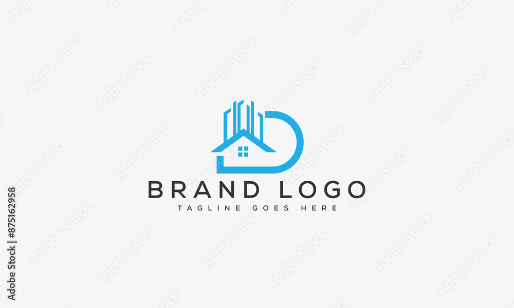 letter D logo design vector template design for brand. letter D logo design vector template design for brand.