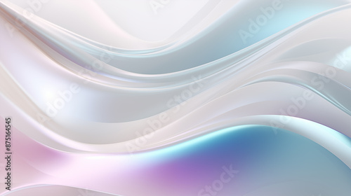 Smoothly flowing pearlescent tones. Light wavy mother-of-pearl back © solidmaks