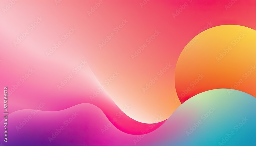 Set of abstract background with colorful geometric shapes