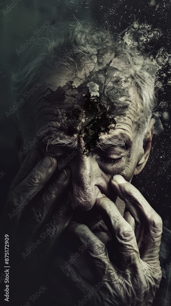 The concept of psychology, mental health, Alzheimer's disease, dementia, autism, brain problems, International Day for the Dissemination of Information about Alzheimer's Disease