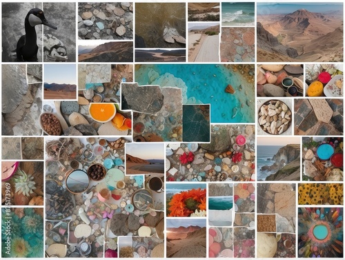 collage of images of images