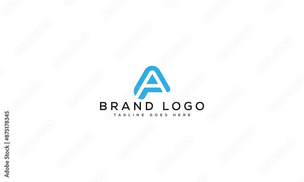 letter A logo design vector template design for brand. letter A logo design vector template design for brand.