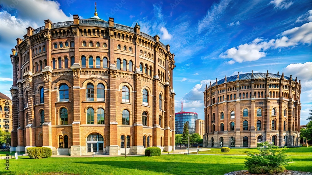 Obraz premium Gasometer buildings in Vienna