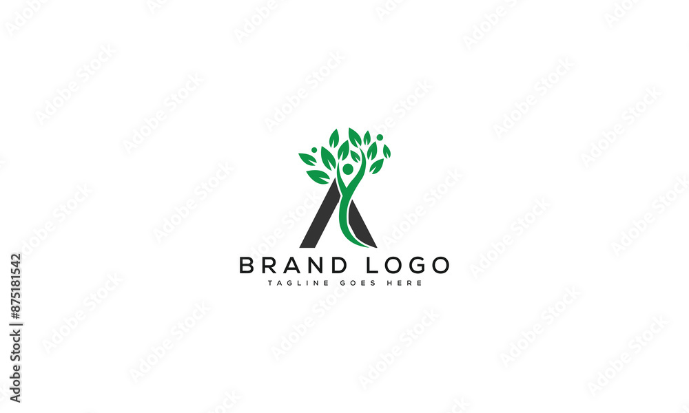 letter A logo design vector template design for brand. letter A logo design vector template design for brand.