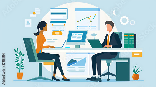 Professional banker assisting customer with financial transactions and account management