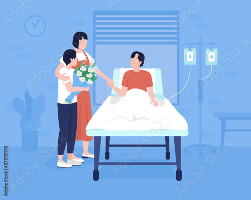 Healthcare facilities illustration