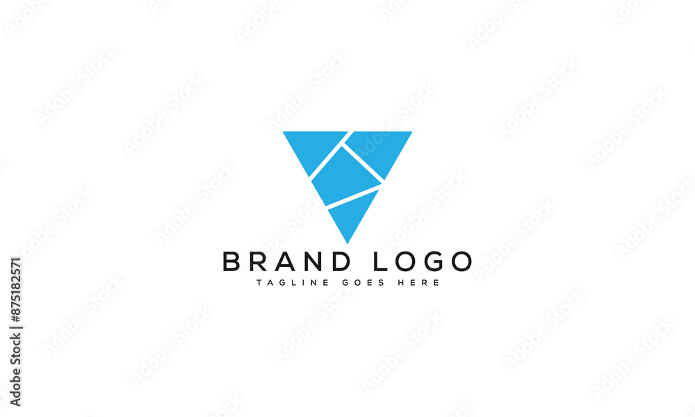 letter V logo design vector template design for brand. letter V logo design vector template design for brand.