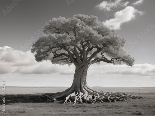 dead tree on the beach