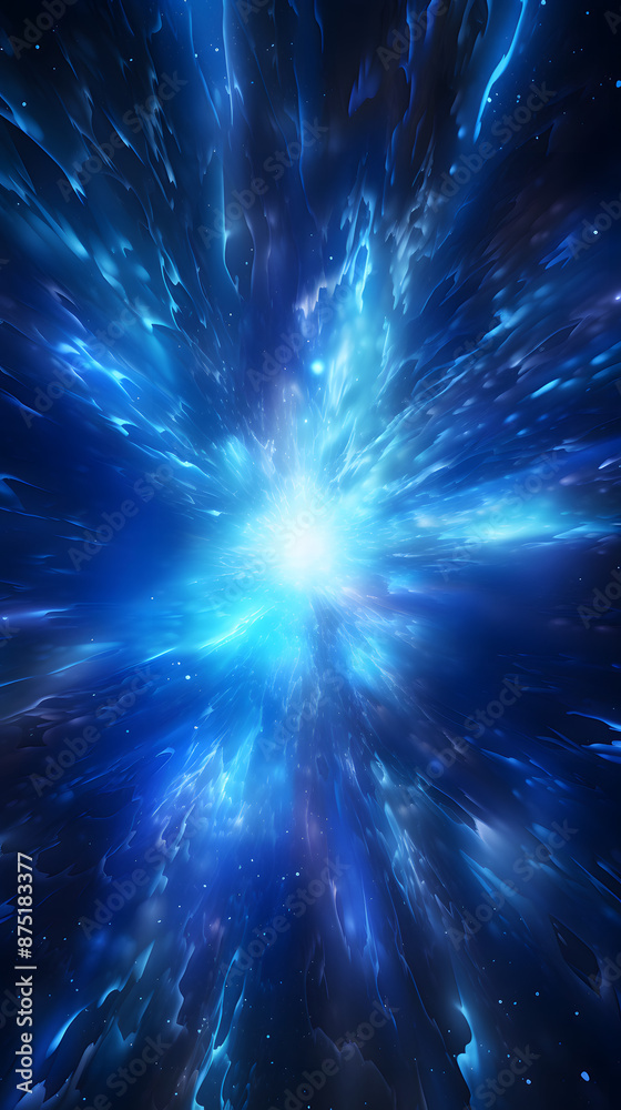 Digital blue glowing high energy plasma force field in space poster mobile phone background Digital blue glowing high energy plasma force field in space poster mobile phone background