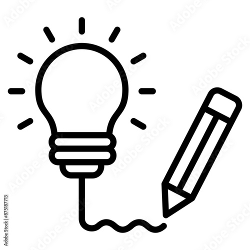 Conceptualization  Icon Element For Design