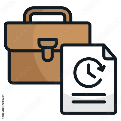 Job Histories  Icon Element For Design