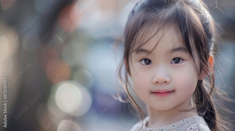 Adorable Asian Little Girl Adorable Asian Little Girl
