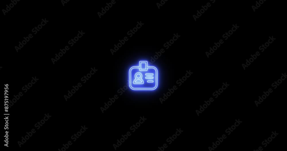 Id Neon Glowing Icon Animation. Id Icon Animation Neon Effect Id Neon Glowing Icon Animation. Id Icon Animation Neon Effect