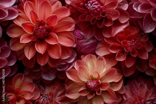 Flowers background fall colors still life orange