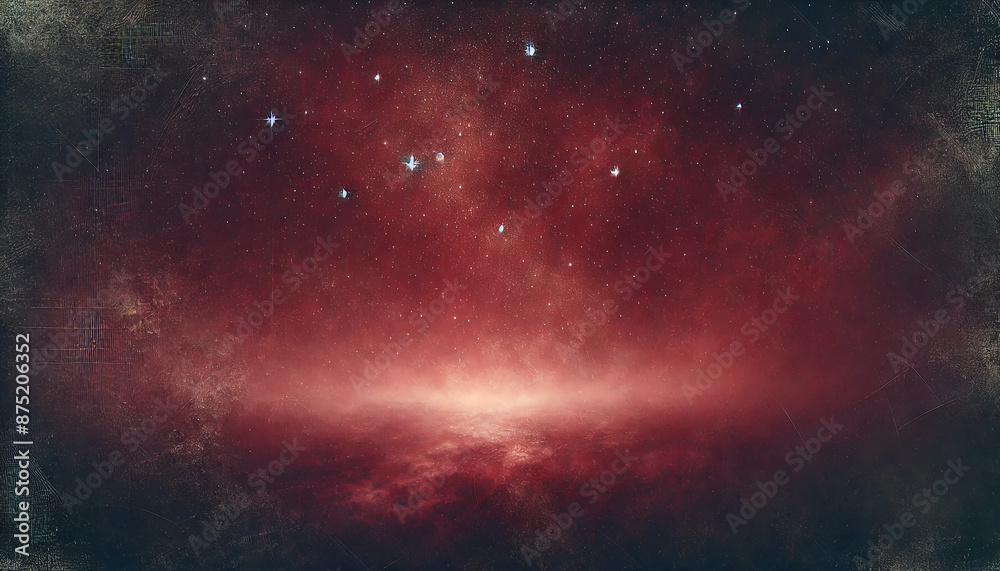 faint starlight texture against a red background faint starlight texture against a red background