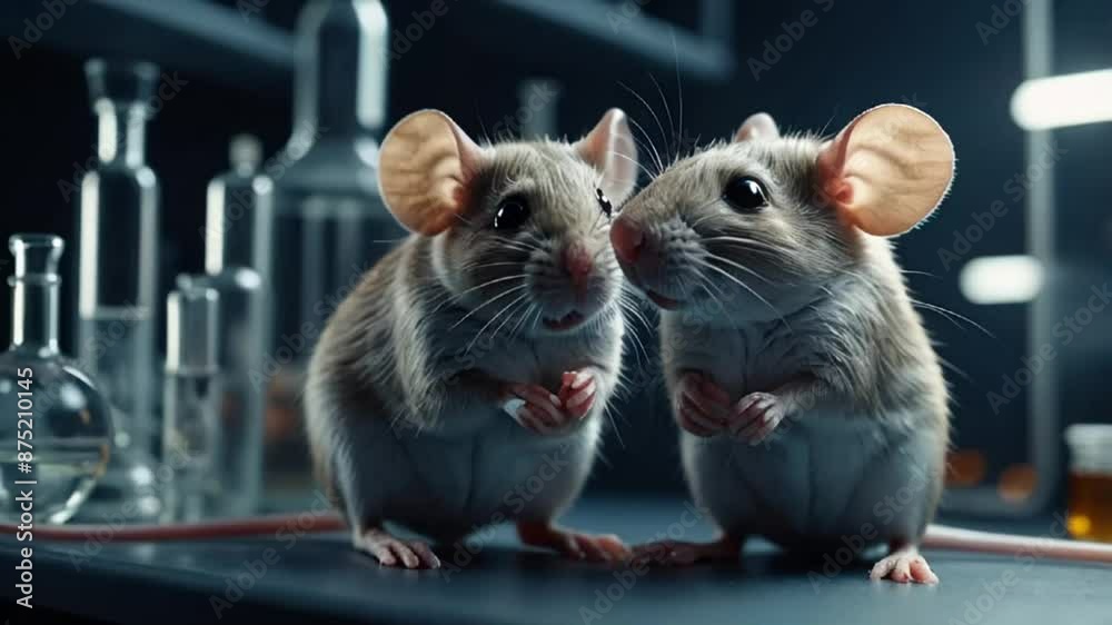 Mouse in the laboratory Mouse in the laboratory