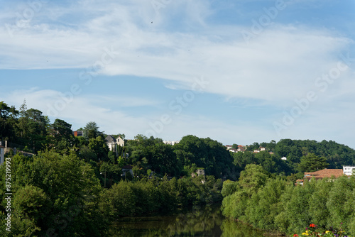 View of the river Isle near the French town of Perigueux