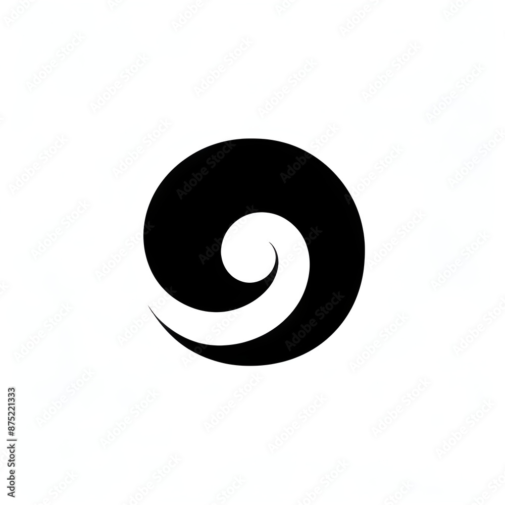 illustration logo of minimalist outline of a snail illustration logo of minimalist outline of a snail
