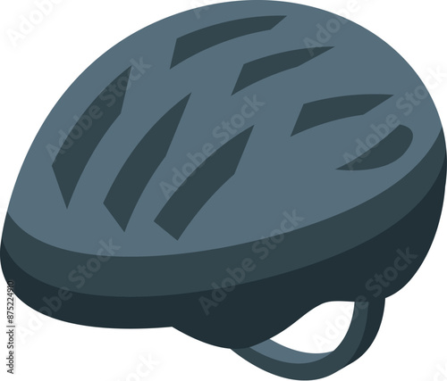 Modern bicycle helmet designed to protect the cyclist's head from injuries