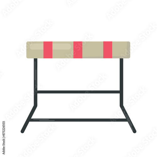 Track hurdle icon clipart avatar logtotype isolated vector illustration