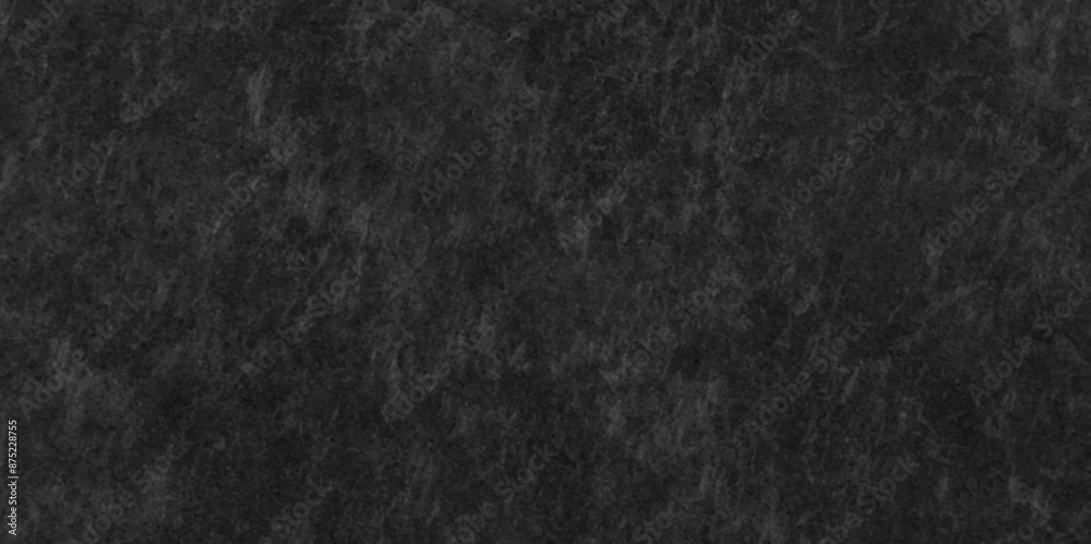 Fototapeta premium Vector abstract black interior rough cement distressed sandstone exterior blank marble blackboard chalkboard. backdrop black wall vintage structure surface texture.