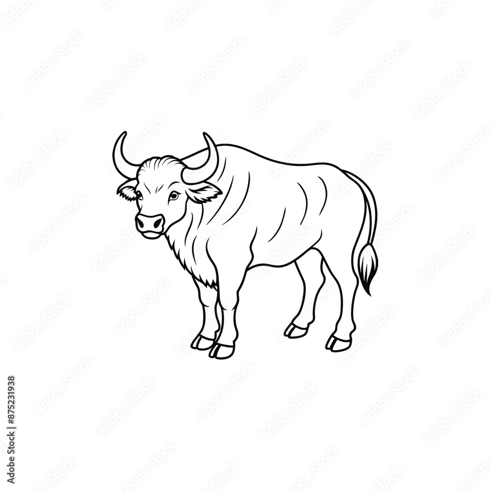bull silhouette vector bull silhouette vector