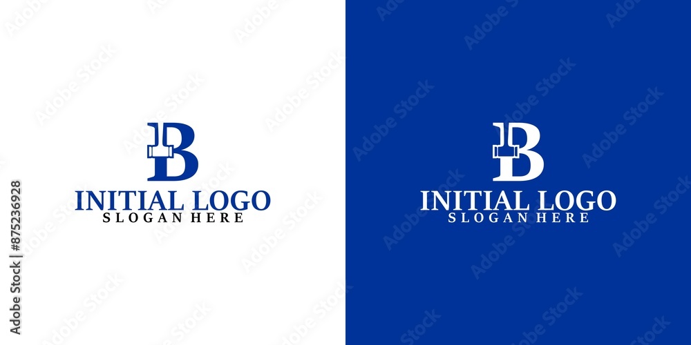 Initial B gavel icon logo, Hammer judge icon vector illustration. Law firm logo design Initial B gavel icon logo, Hammer judge icon vector illustration. Law firm logo design